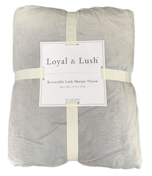 Luxury Sherpa & Fleece Reversible Blanket – Loyal & Lush