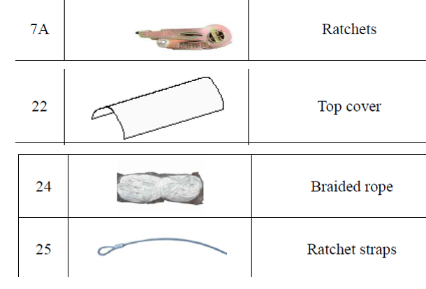 TMG-ST3040V-22 PVC 17oz  Roof top 17oz PVC cover - TMG-Parts product image