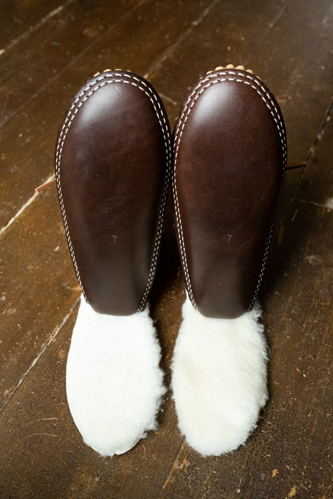 chromexcel leather soles and sheepskin insoles