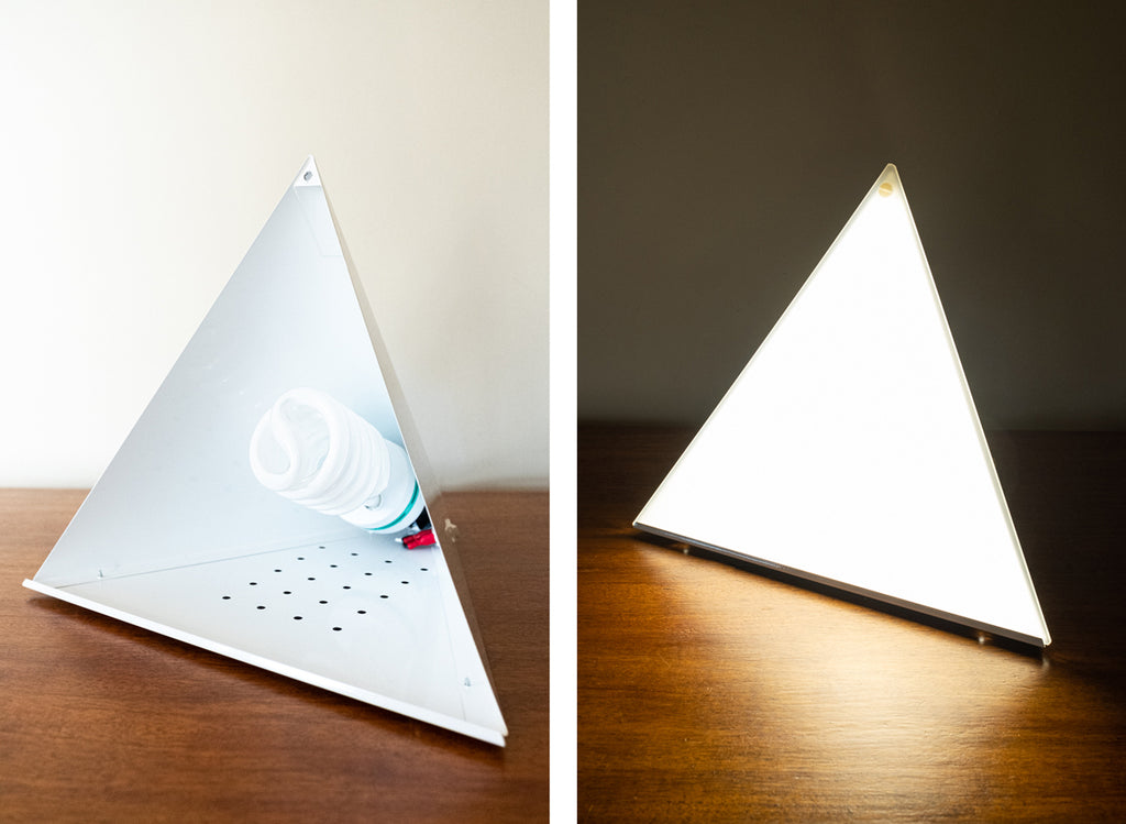 light therapy pyramid helps SAD winter blues