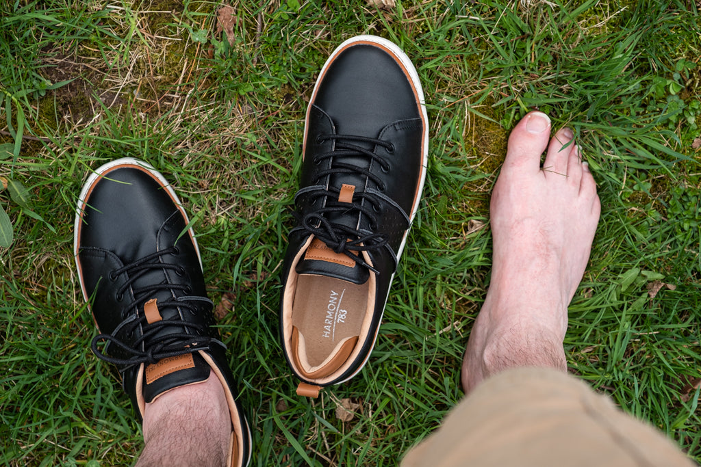 earthing shoes for connecting to electrons on the Earth's surface