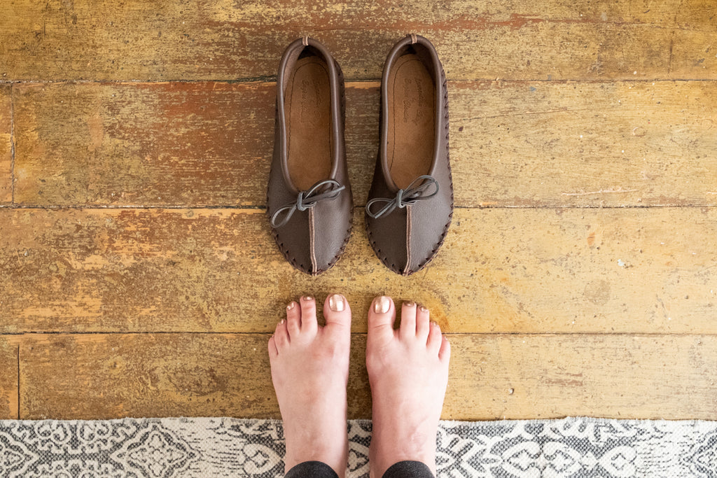 barefoot moccasins