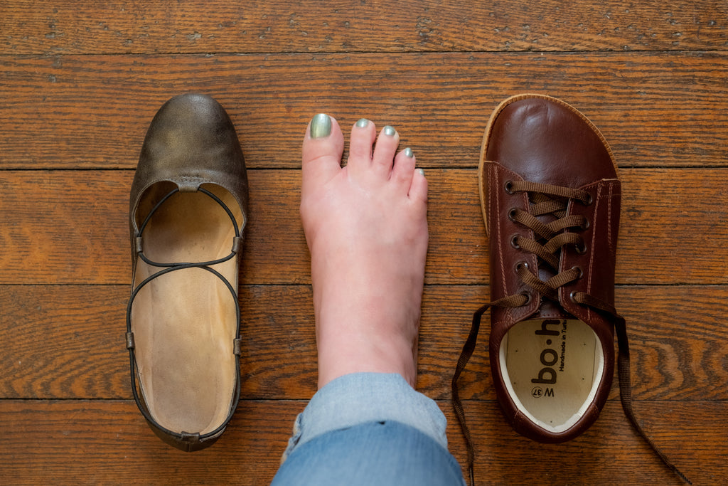 Wide shoe versus narrow shoe
