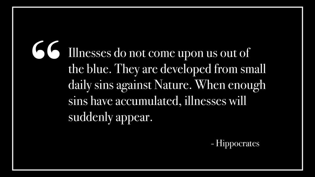quote by Hippocrates about illness