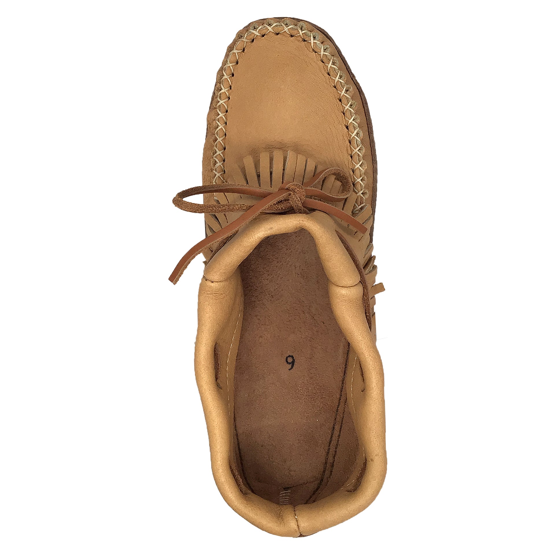 Mens Moose Hide Leather Ankle High Soft Sole Moccasins For Earthing Healthy And Grounded 9467