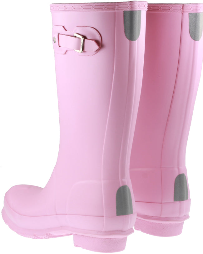 pink adjustable hunter wellies