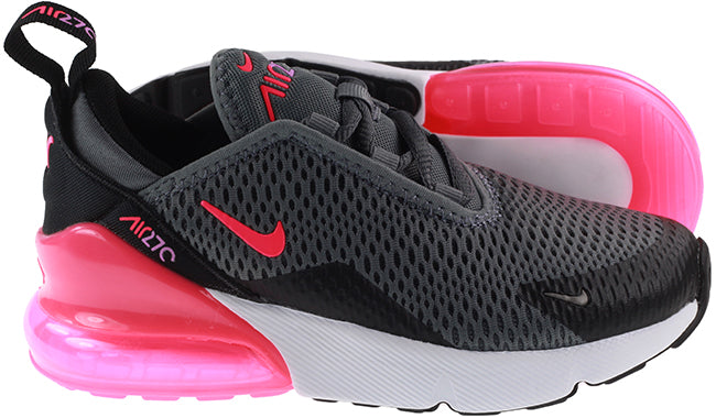 nike 270 black white and pink