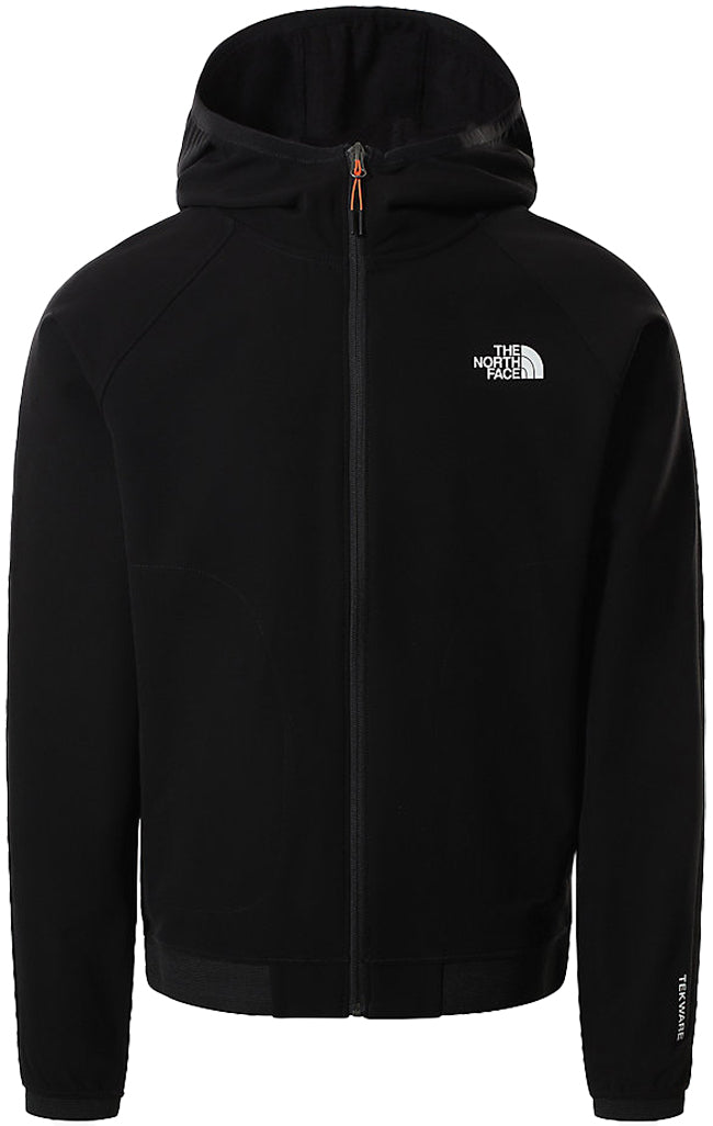 The North Face Mens Tekware Fleece Full Zip Hood Black | Landau Store