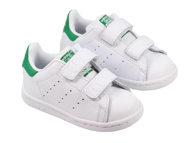 infant green adidas trainers