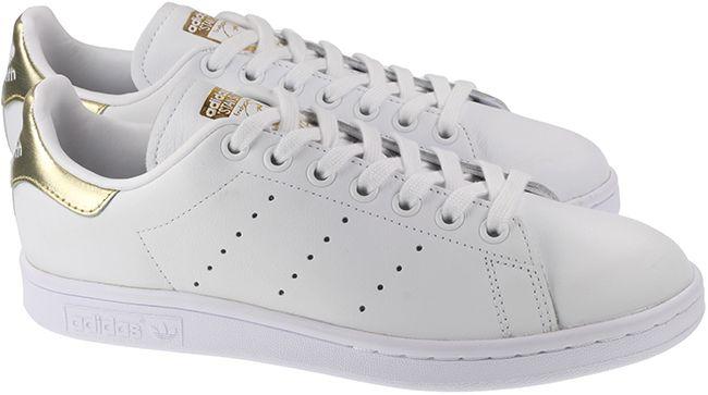 white and gold trainers womens