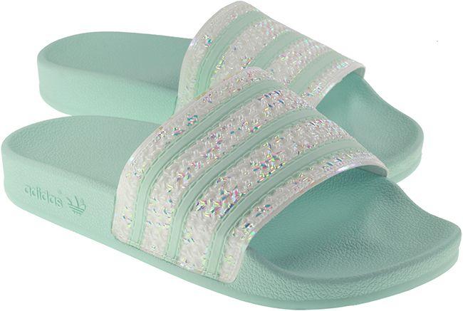 womens adidas glitter slides