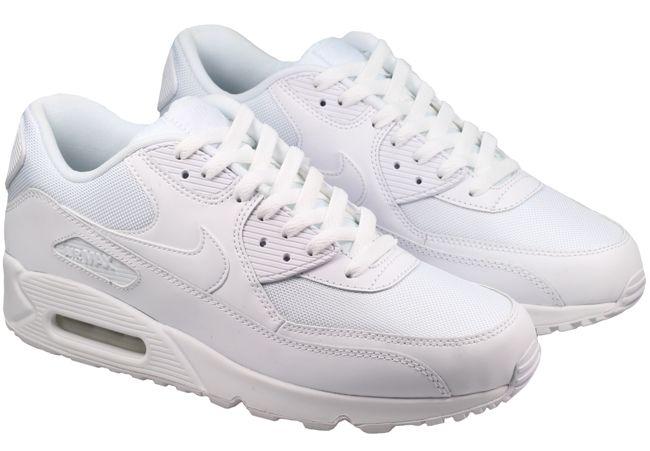 Nike Mens Max 90 Essential in White with Free Next Day Delivery | Landau Store