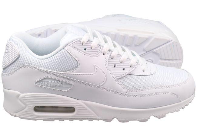 distrikt Sprængstoffer Halvkreds Nike Mens Max 90 Essential Trainers in White with Free UK Next Day Delivery  | Landau Store