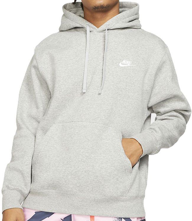 Nike Sportswear Mens Club Hoodie Grey Heather | Landau store – Store