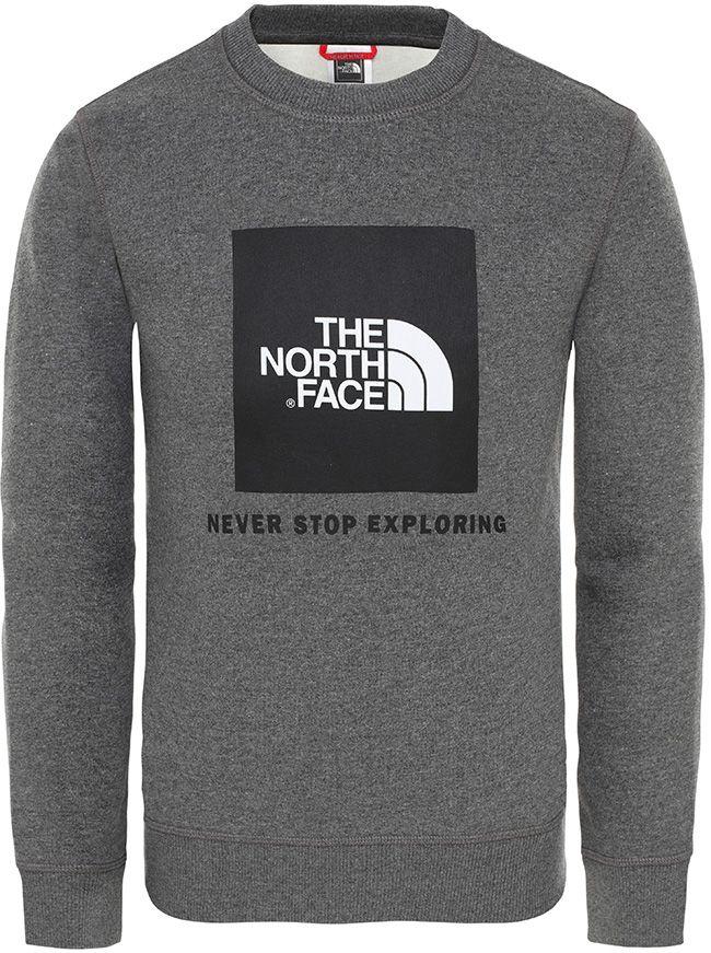 north face box crew sweater