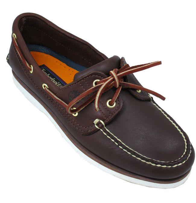 Timberland Mens Boat Shoe Brown White – Landau Store