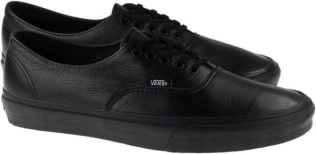 leather trainers vans