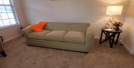 Sectional Couch Cover Installation