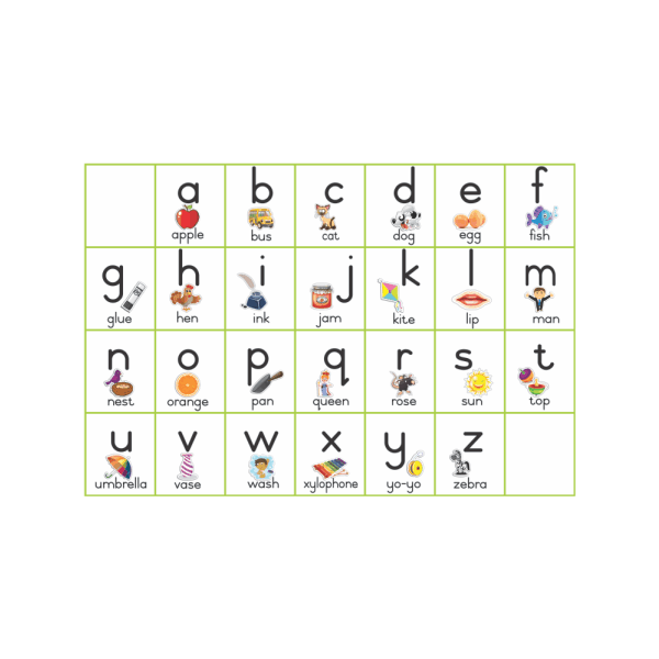 Alphabet Chart A2 | Grow Learning Company