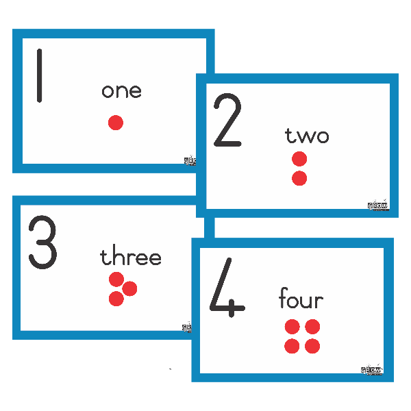 Flash Cards Numbers Symbols Names 1 20 Grow Learning Company