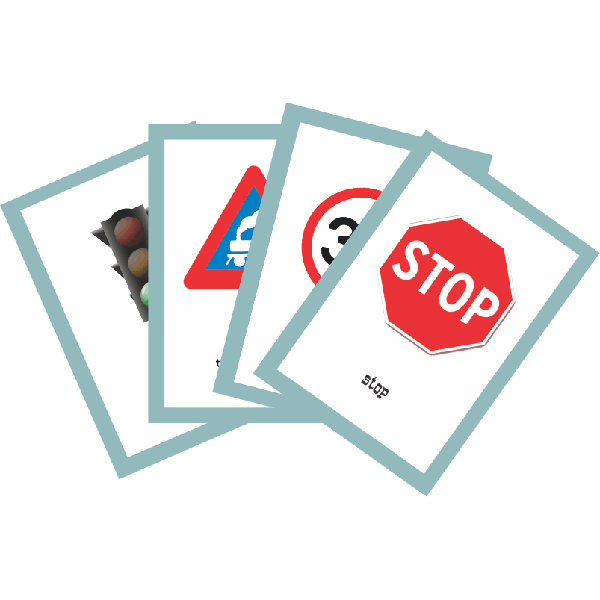 Road Signs Flash Cards