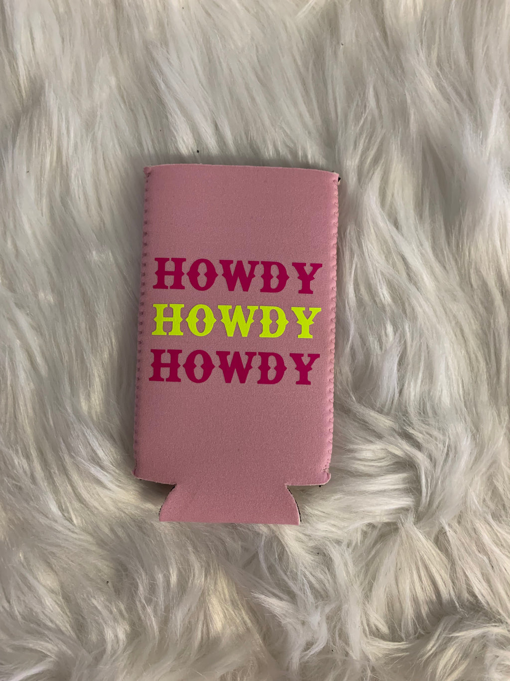 Howdy Slim Koozie