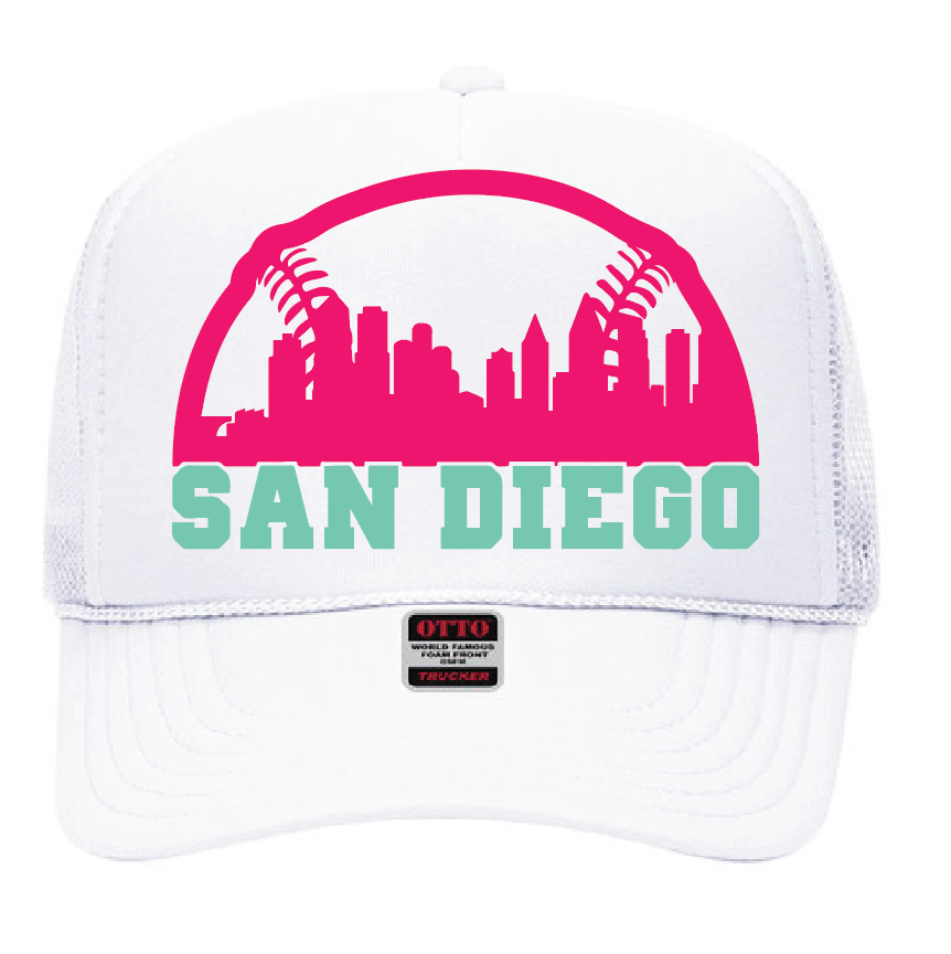 Padre City Connect Trucker Hat – CupItDesigns