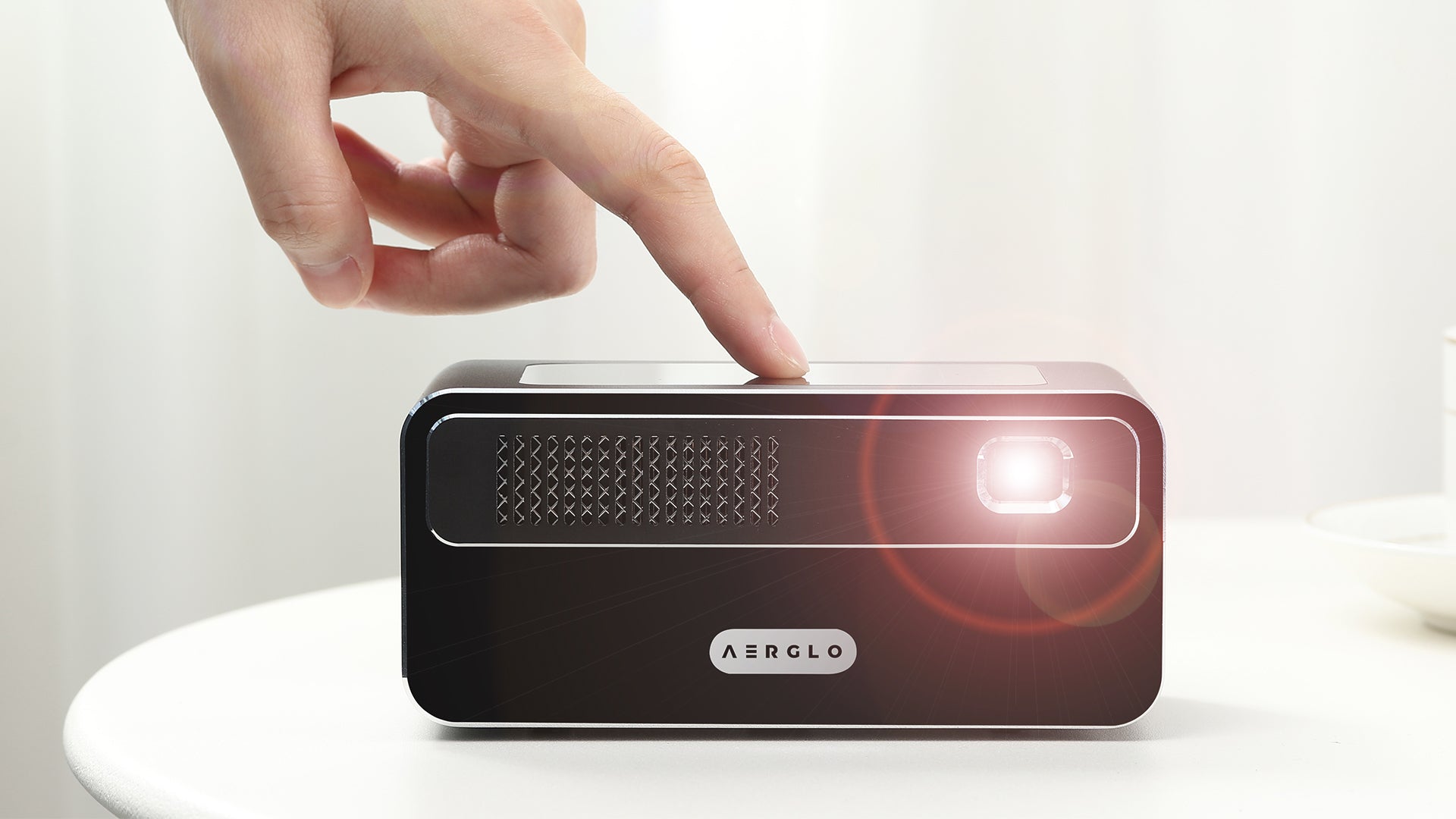 Aerglo Muzro Smart Short Throw Projector - touch control and fantastic audio