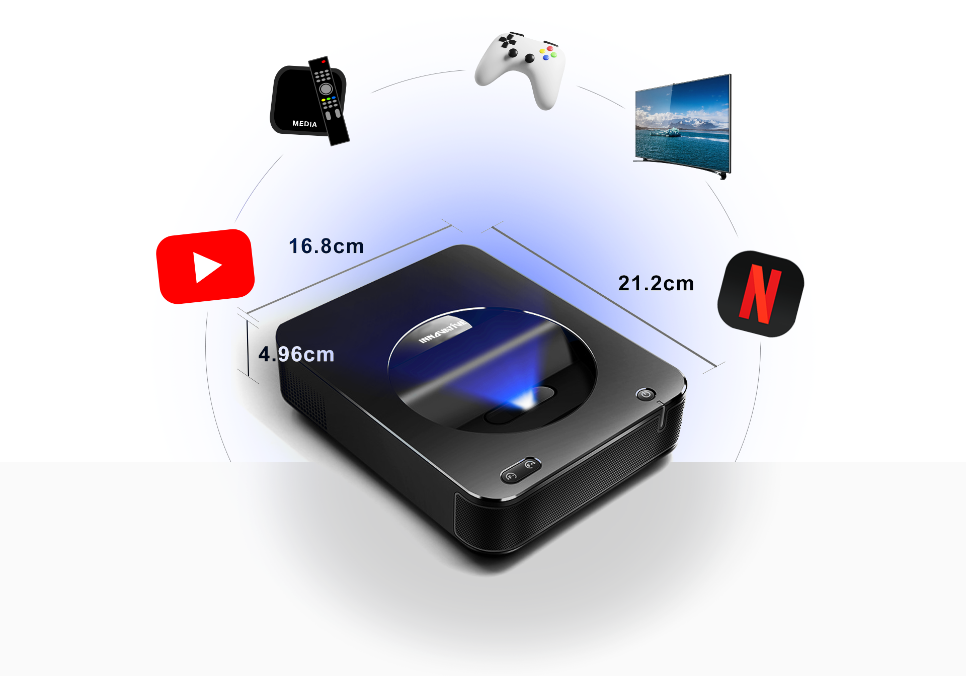 Innovative DSX UST projector - entertainment features