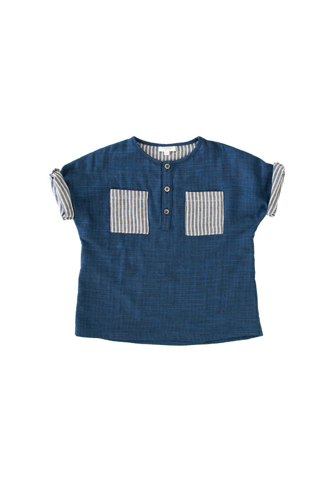 TUCHINDA CEDRIC TUNIC IN INDIGO – Tuchinda