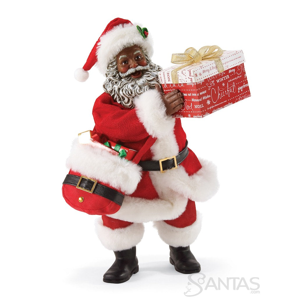 African American Santa Claus figures by Possible Dreams