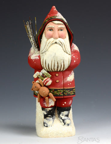 Greg Guedel Hand Carved Wooden Santas | santas.com
