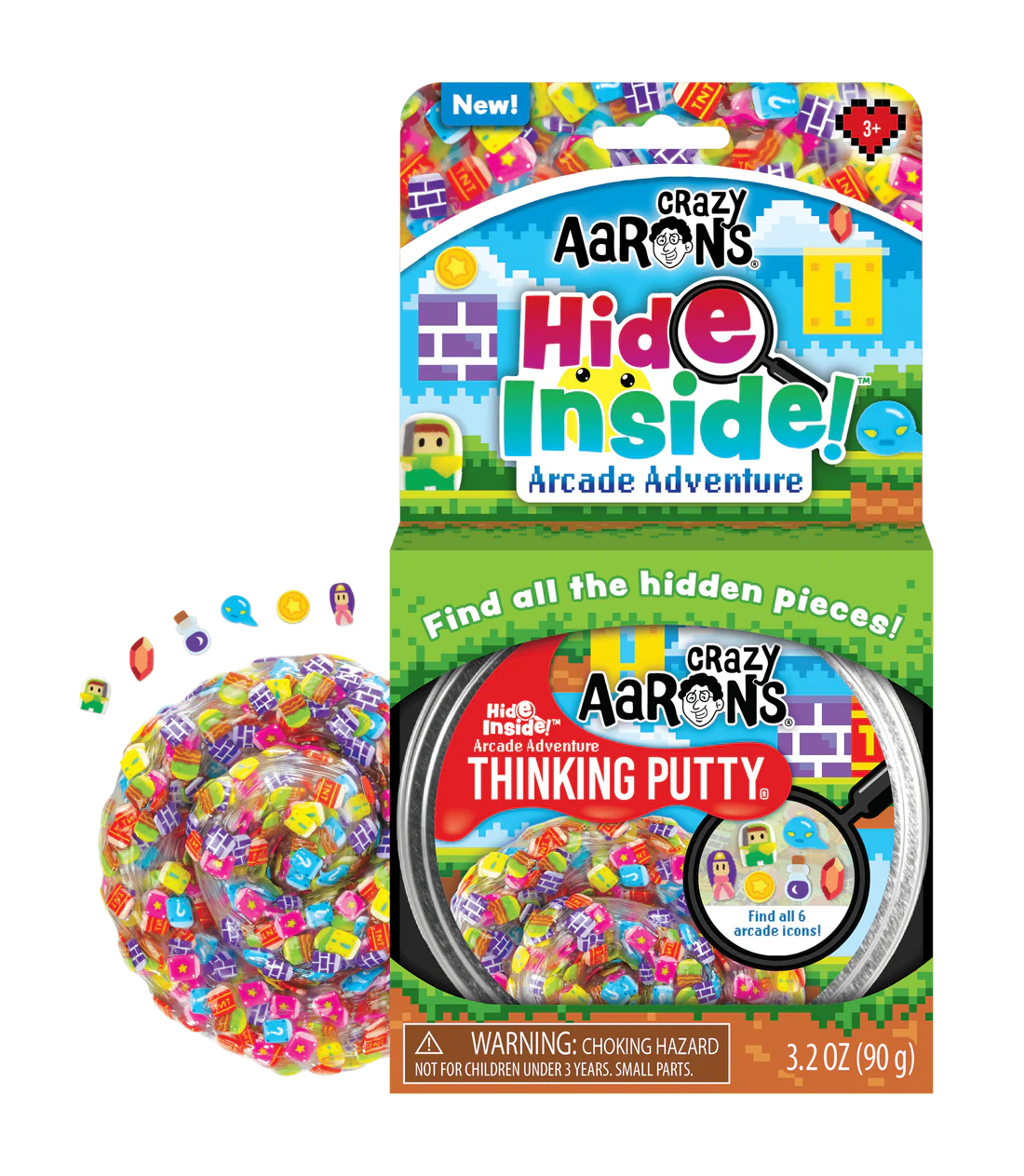 CRAZY AARON'S ARCADE ADVENTURE THINKING PUTTY