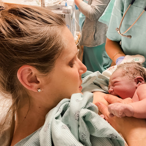 nursing a newborn