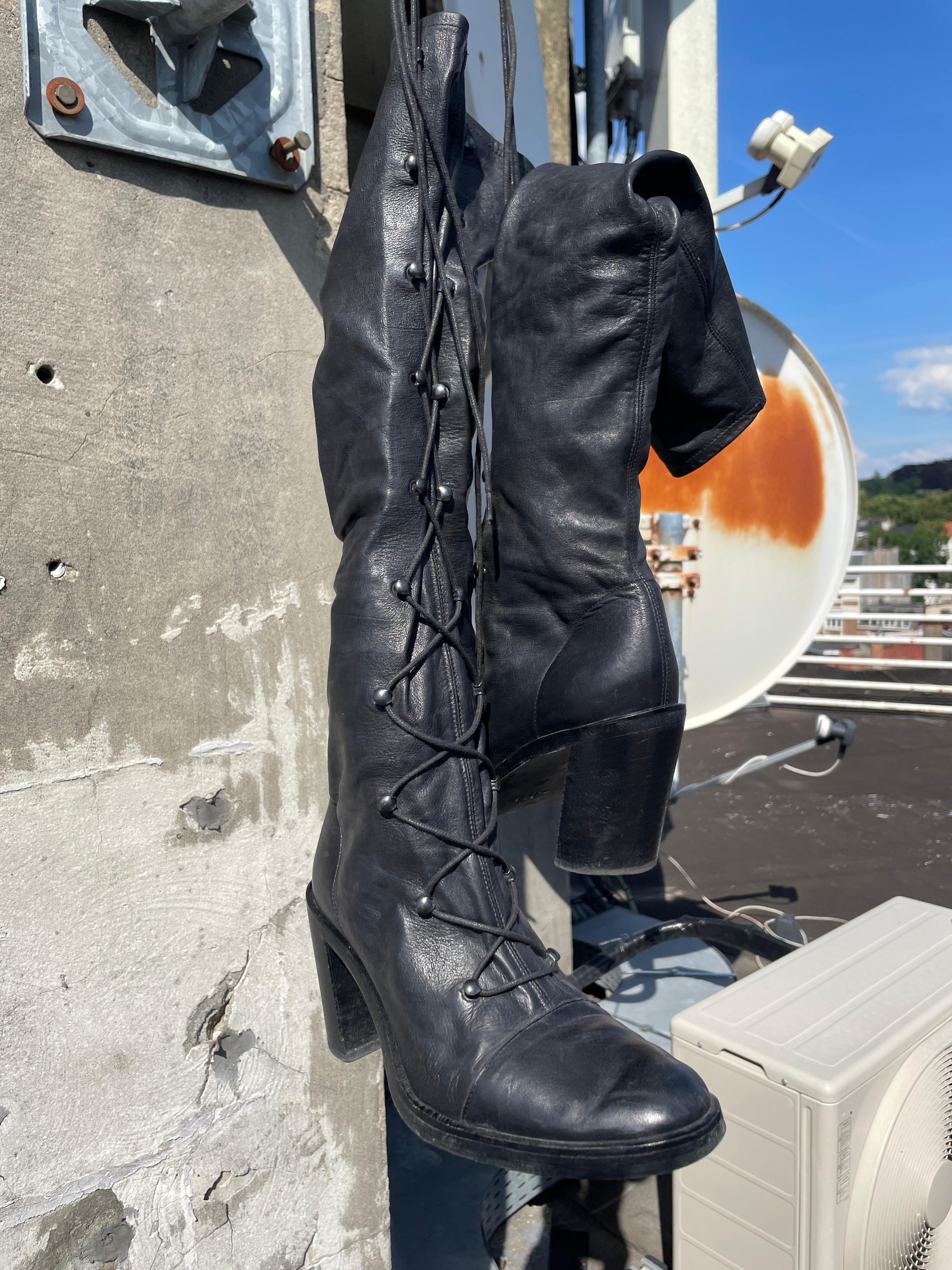 限定Ｗ特典付属 ANN DEMEULEMEESTER Pirate Boots | giulianacividanes