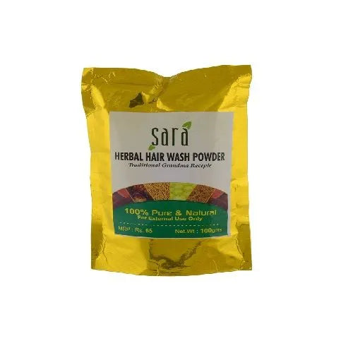 Good Health Foundation Organic Herbal Hair Wash Powder Pack Size Packet
