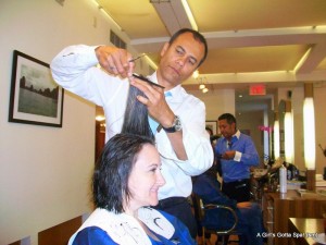 Hair cut at Salon A.K.S.