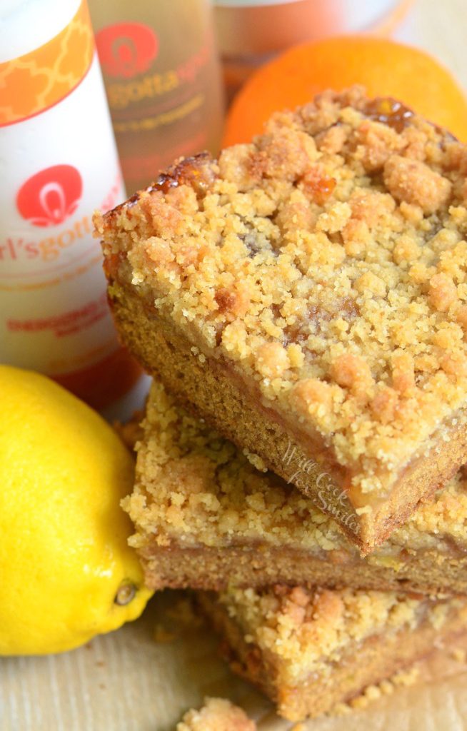 Citrus Crumble Cookie Bars Recipe from @willcook4smiles using ingredients inspired by @agirlsgottaspa Energizing Citrus scent