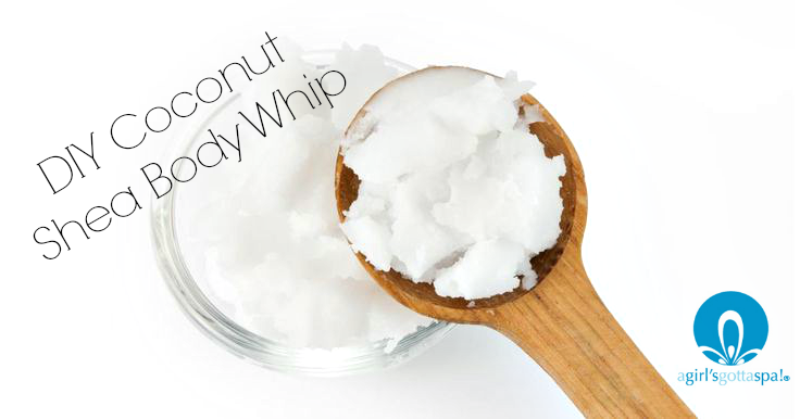 DIY Coconut shea body whip recipe via @agirlsgottaspa