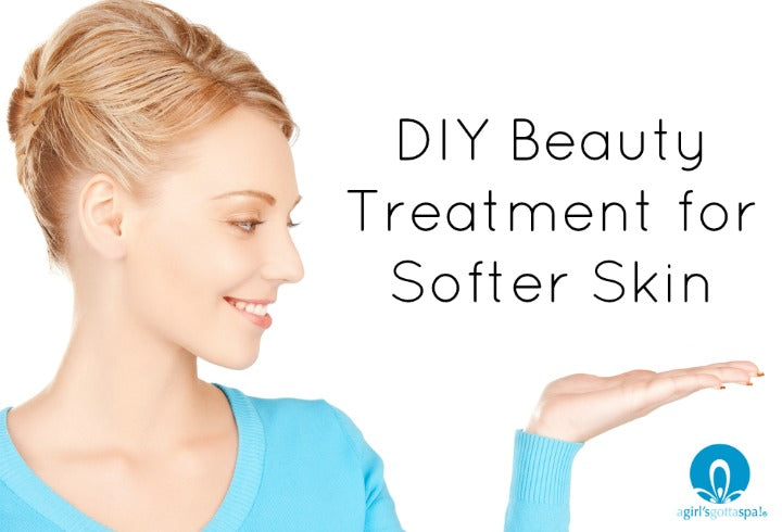 DIY beauty treatment for dry skin via @agirlsgottaspa