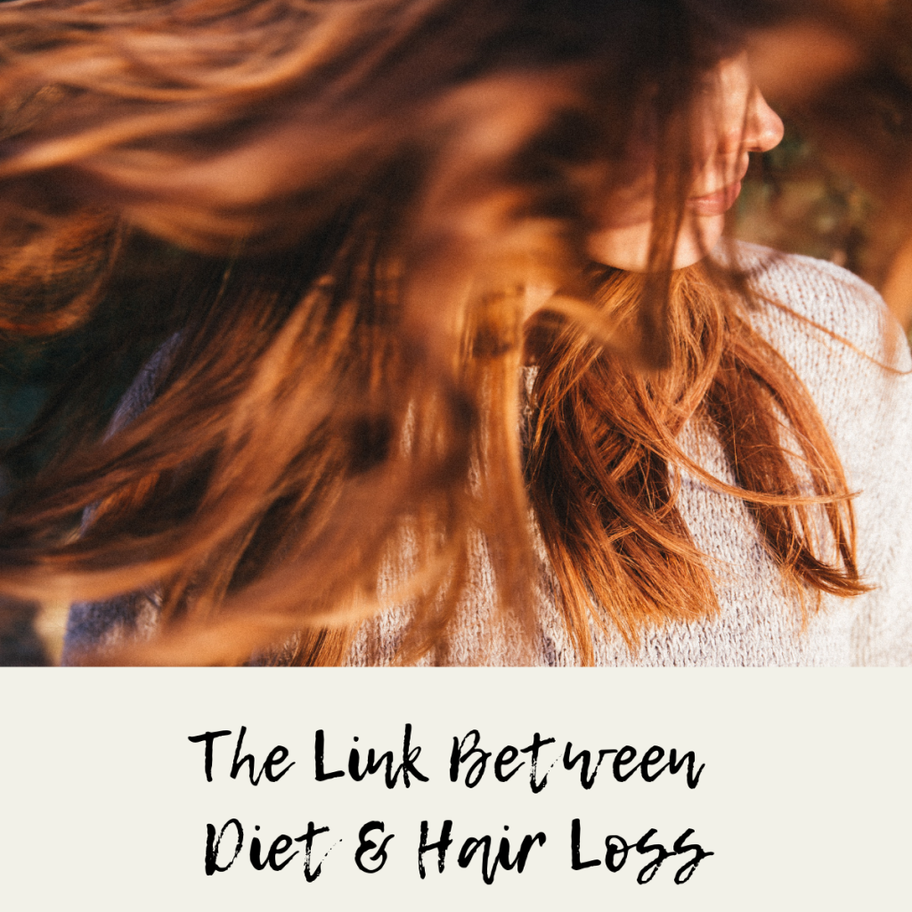 There's a link between your daily diet and hair loss. Click to read more. #haircare #hairloss