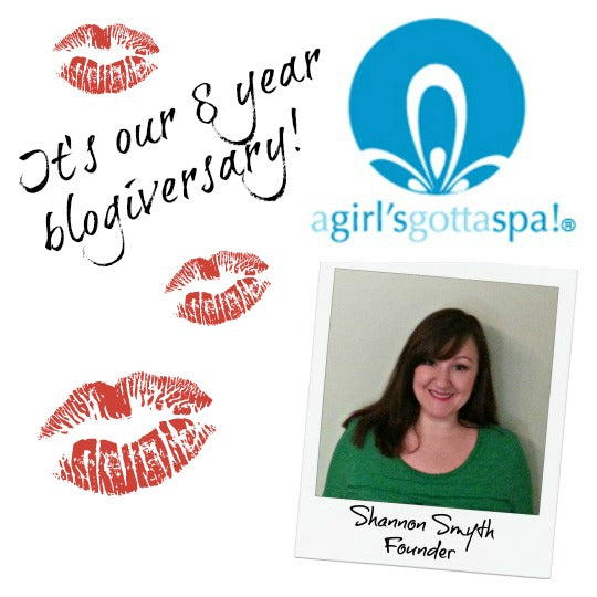 A Girl's Gotta Spa! 8th blogiversary!