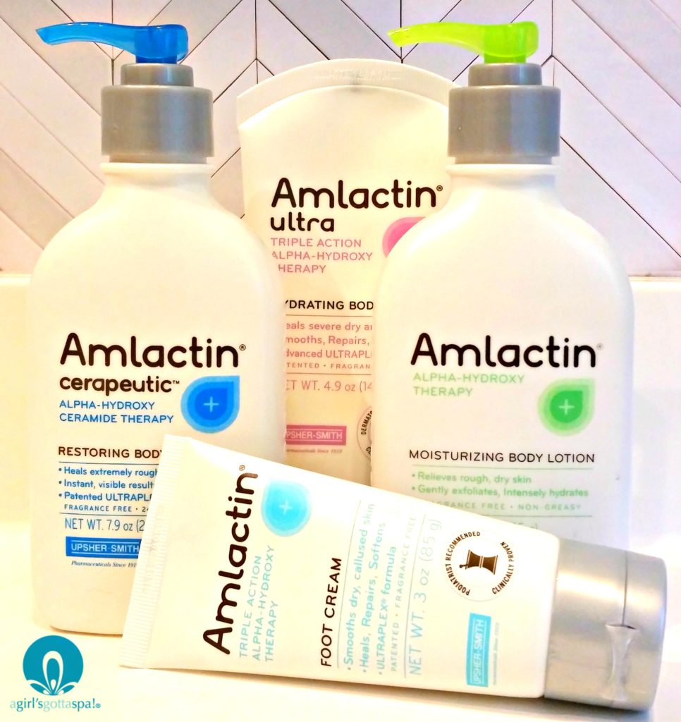 Sponsored by AmLactin: Dry skin care solutions via @agirlsgottaspa