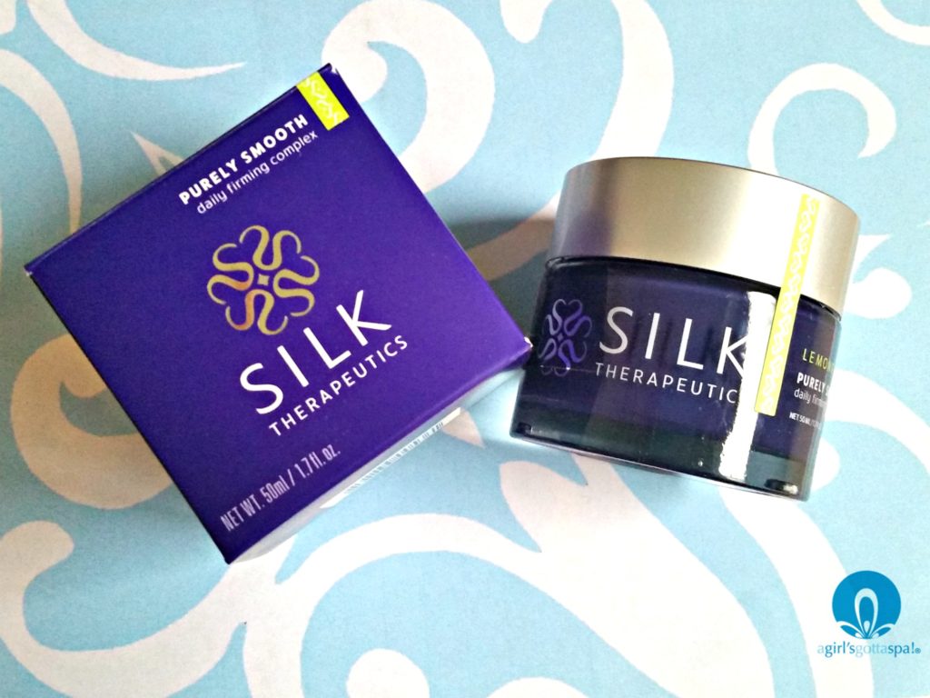 Silk Therapeutics Purely Smooth daily firming complex review via @agirlsgottaspa
