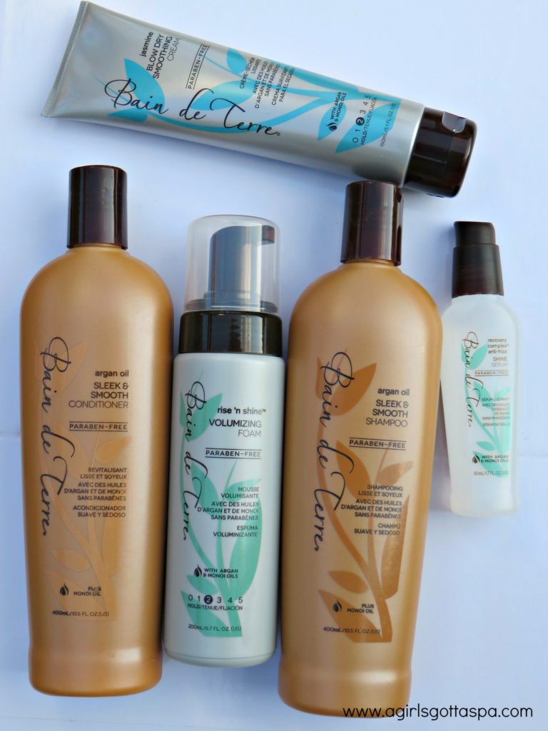 Bain de Terre smoothing #haircare products. If you have frizzy hair, you need these!