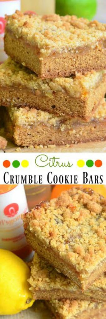 Citrus Crumble Cookie Bars Recipe from @willcook4smiles using ingredients inspired by @agirlsgottaspa Energizing Citrus scent