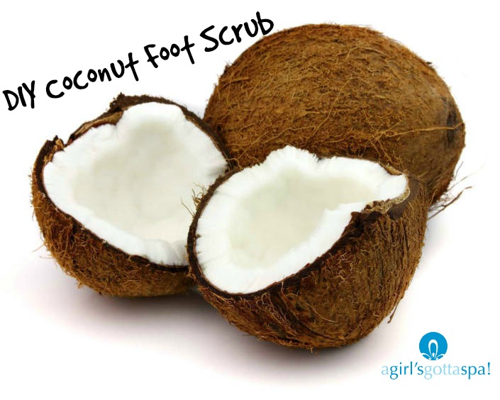 #DIY hydrating coconut oil foot scrub #scrub #bathandbody