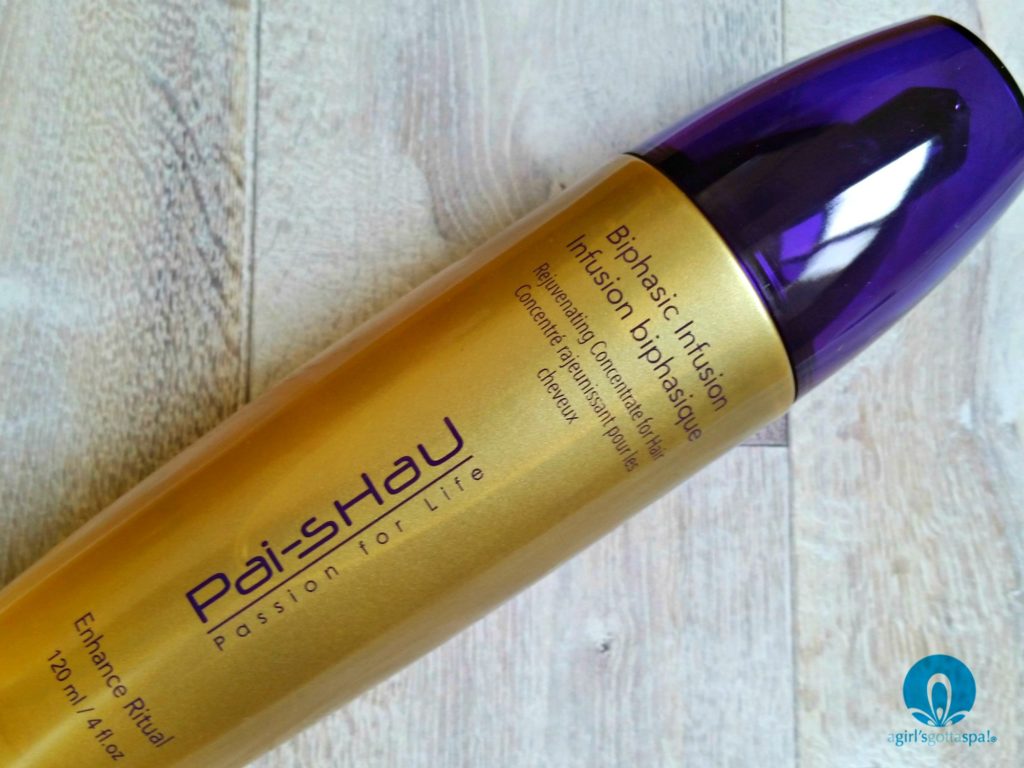 Biphasic Infusion Rejuvenating Concentrate for Hair from Pai-Shau... review of this Enhance Ritual on @agirlsgottaspa