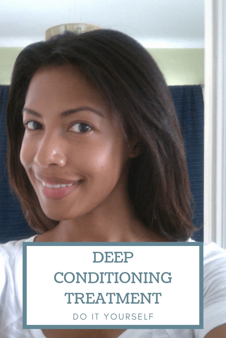 Try this DIY deep conditioning hair treatment. #haircare #DIYbeauty