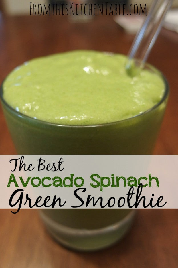 Avocado Spinach #Smoothie #recipe